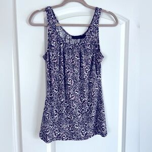 Beautiful black, purple, white floral tank from the Limited! Like new condition